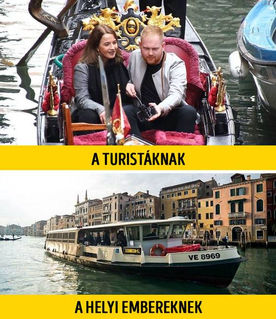 Turisták helyiek