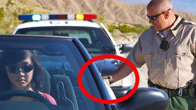 Miért érintik meg az amerikai rendőrök mindig a bal hátsó lámpát, amikor egy autóhoz közelednek?
