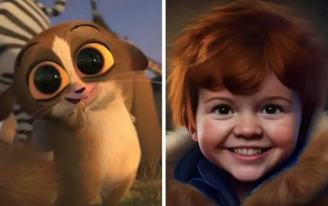 Rajzfilmkarakterek emberként 011