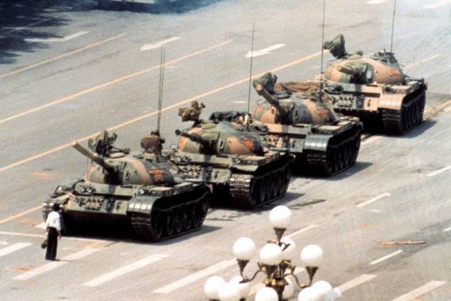A „tank man"