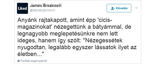 Az a híres ‘anyai szeretet’.