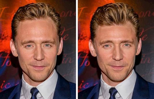 Tom Hiddleston közeli szemek és magas homlok nélkül