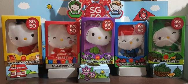 Szingapúr 50. évfordulója alkalmából különleges Hello Kitty-s kollekcióval készült a McDonald's.