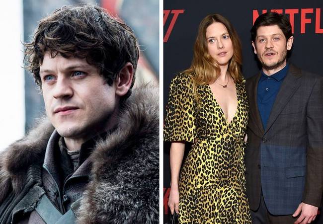 Iwan Rheon (Ramsay Bolton) és barátnője, Zoe Grisedale színésznő.