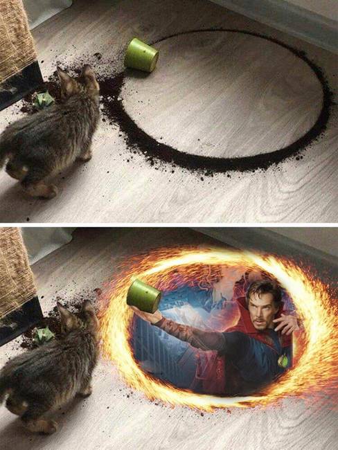 Dr. Strange portál.