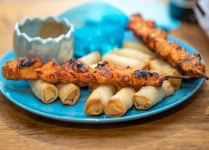 Csirkés kebab