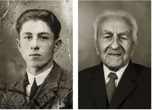 Antonín Baldrman 17 és 101 éves korában