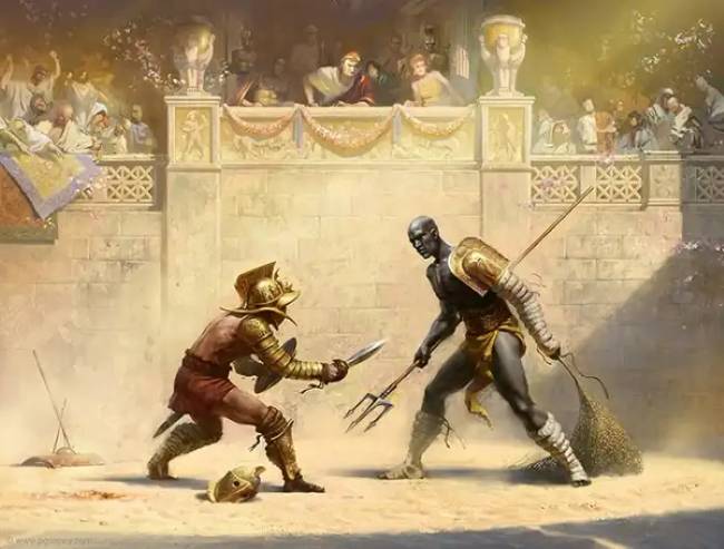 Gladiátorok.