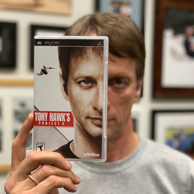 Tony Hawk 10 évvel ezelőtt és most.