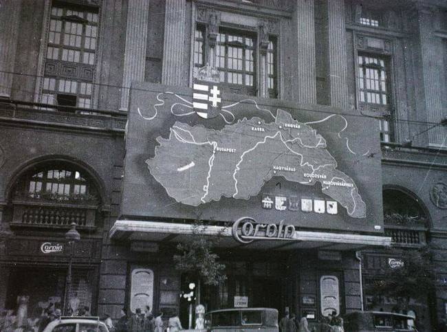 Blaha Lujza tér, Corvin Áruház, 1940.