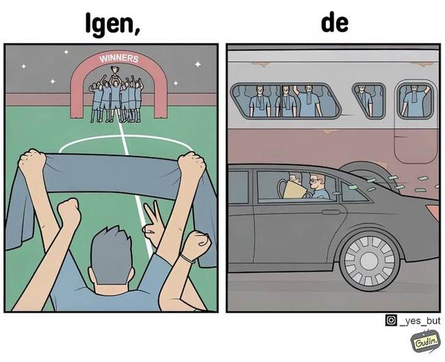 Egy művész képregényeket rajzol, melyekkel találóan bizonyítja, hogy mindennek van egy árny oldala
