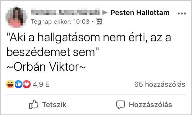 Nyílt lista: gyűjtsük össze a legjobb mémeket Orbán Viktor néma beszédéről