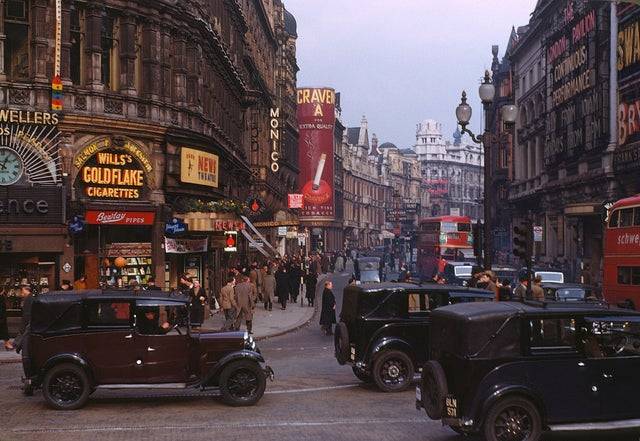 London központja a 40-es években.