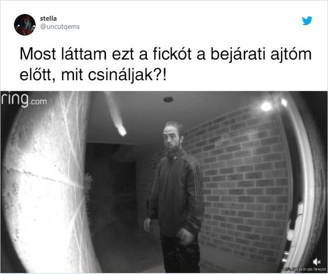 Hamarosan a poénok túlmutattak a filmeken, és a valóvilágban készült képeken is megjelent Pattinson.