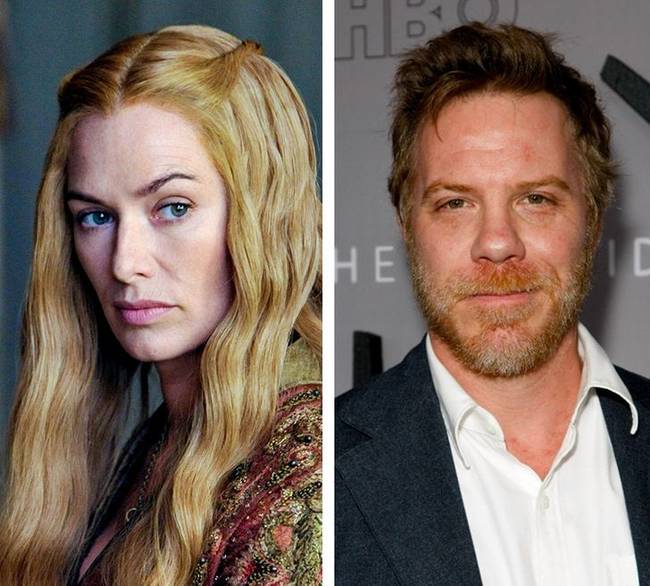 Lena Headey (Cersei Lannister) és barátja, Marc Menchaca színész.