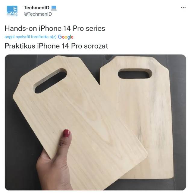 iPhone vágódeszka