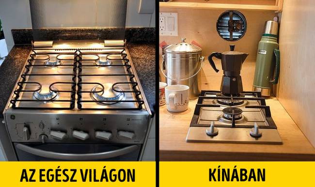 A tűzhelyen általában csak 2 égő van