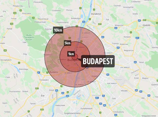 Mutatjuk, hogy mit jelentett volna ez, ha Budapesten történik egy hasonló szerencsétlenség: