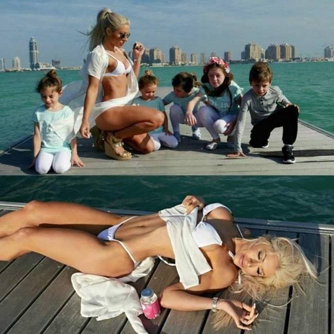 Férje, a 45 éves professzor, Paul Gately és gyermekei - Minnie (2 év), India (5 év), Blossom (6 év), Chester (7 év) és Summer (9 év) szintén szívesen sportolnak és a hosszú túráktól sem riadnak vissza.