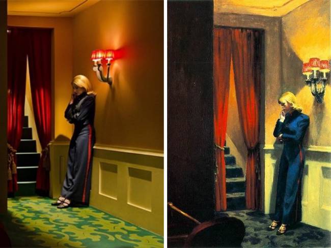 A Gustav Deutsch által rendezett Shirley - A valóság látomásai (2013) című filmben Edward Hopper New York-i mozi (1939) című festményét láthatjuk életre kelni.