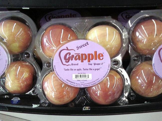 A grapple tulajdonképpen egy szőlő ízű alma.