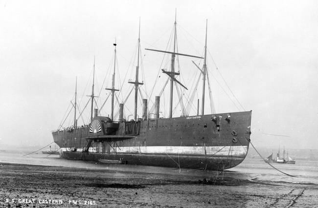 "Great Eastern" vagy "Leviathan" gőzhajó, Nagy-Britannia (1858-1890)