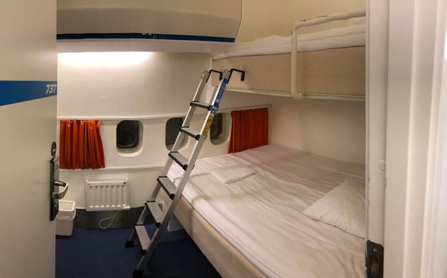 Egy hotelben szálltam meg Svédországban, ami valójában egy átalakított Boeing 747-es."