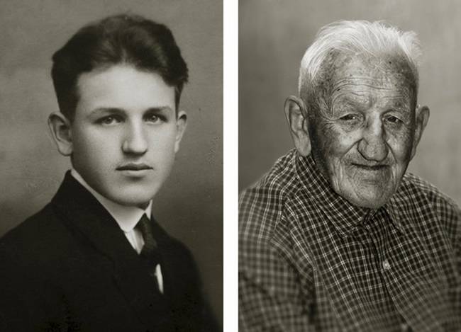 Stanislav Spáčil: 17 és 102 éves korában.