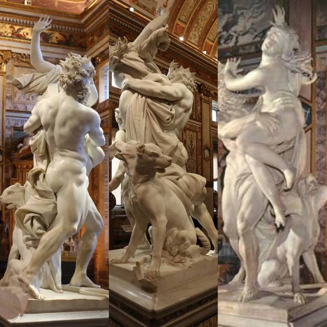 Proserpina elrablása, Gian Lorenzo Bernini, Borghese Galéria, Róma