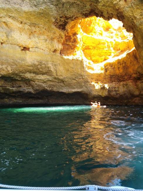 „Minden túlzás nélkül mondhatom, hogy ez az egyik legszebb hely a Földön. Algarve tengeri barlangjai semmihez sem foghatók."