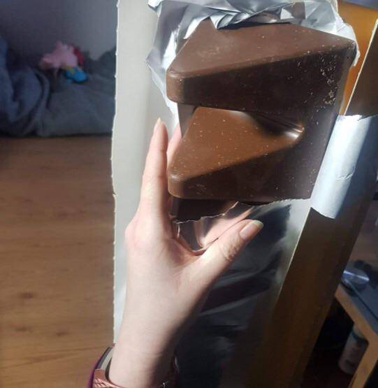 Ez egy 4 és fél kilós Toblerone.