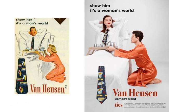 Van Heusen nyakkendőhirdetés.