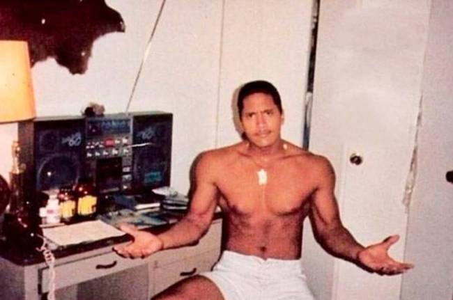 Dwayne Johnson 15 évesen.