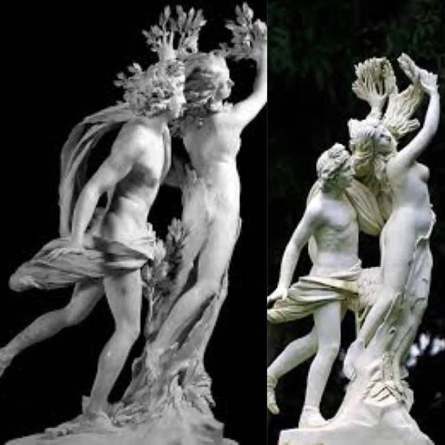 Apollón és Daphné, Gian Lorenzo Bernini, Borghese Galéria, Róma