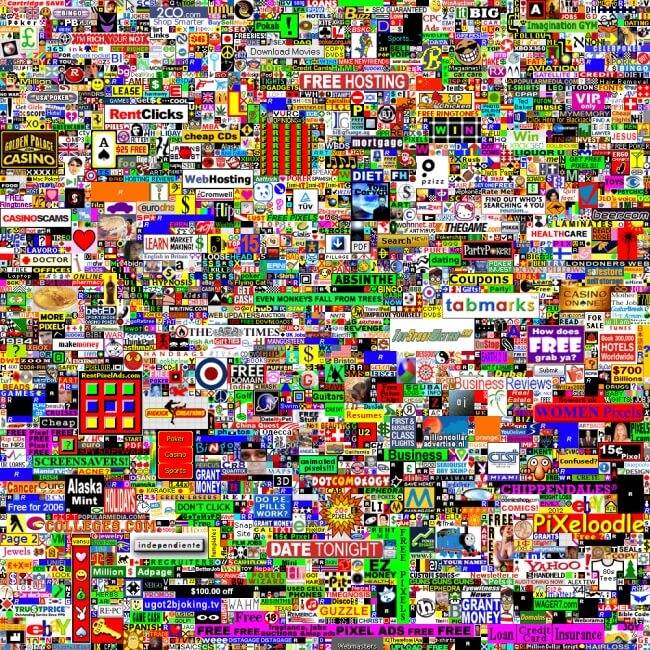 Az 1 millió dollárt érő weboldal.