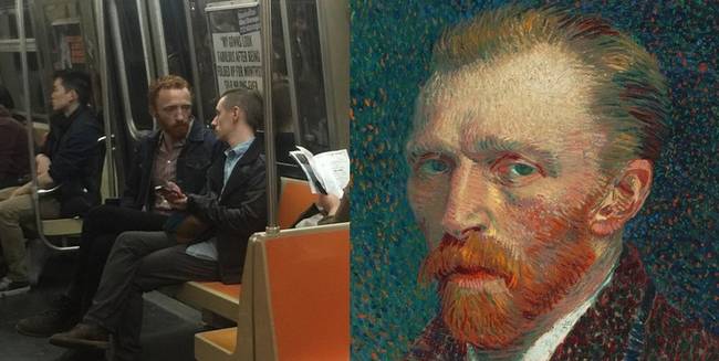 „Találkoztam Van Gogh-al a metrón munkából hazafele."