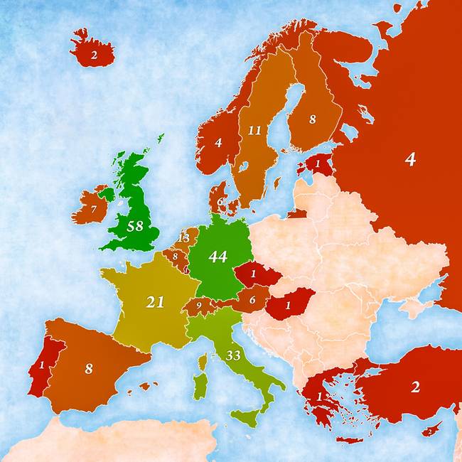 20+ érdekes térkép és adat, amivel sokkal többet tanulhatsz a világról, mint az unalmas tankönyvekkel
