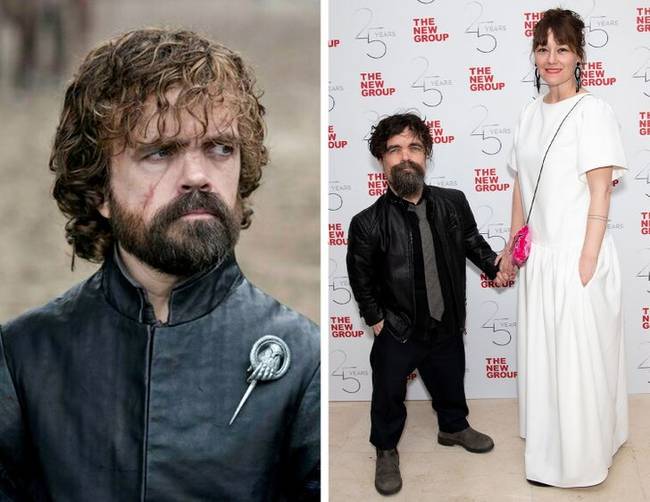 Peter Dinklage (Tyrion Lannister) és felesége, Erica Schmidt színésznő.