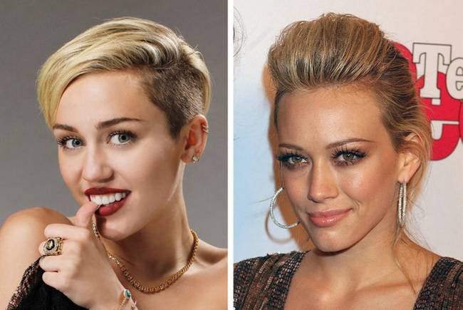Miley Cyrus - Hilary Duff