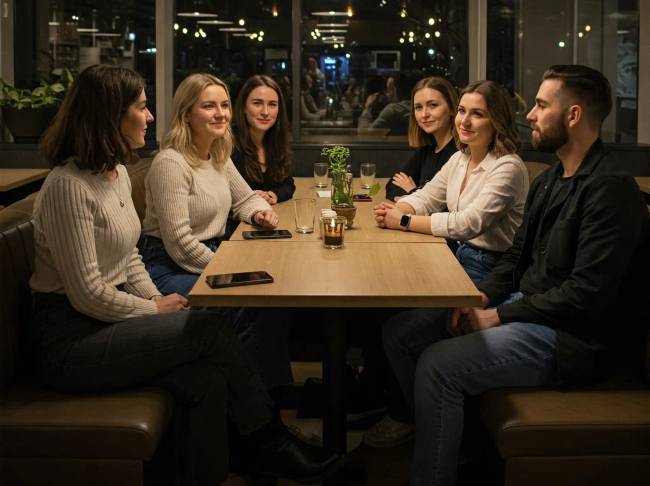 Miért veszélyes egy nő egy férfi társaságban, míg egy férfi egy női társaságban szórakoztató?