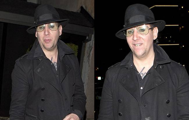 Marilyn Manson, smink nélkül.