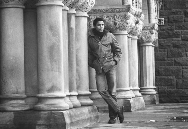 A 28 éves Barack Obama, 1990-ben.