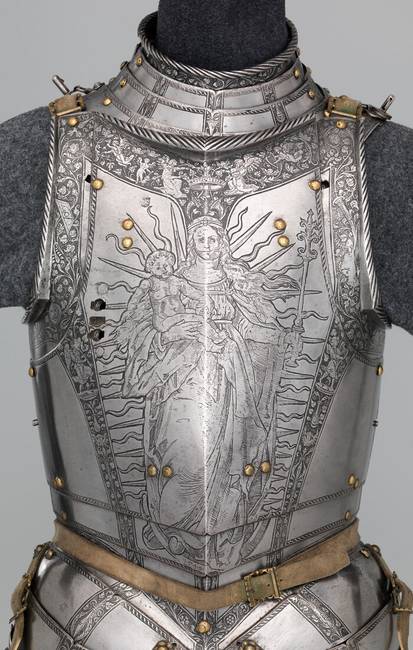 I. Ferdinánd magyar király viselte ezt a mellényt, 1549-ben.