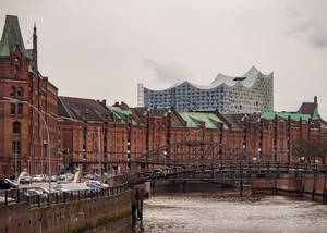 Hamburg történelmi kikötője
