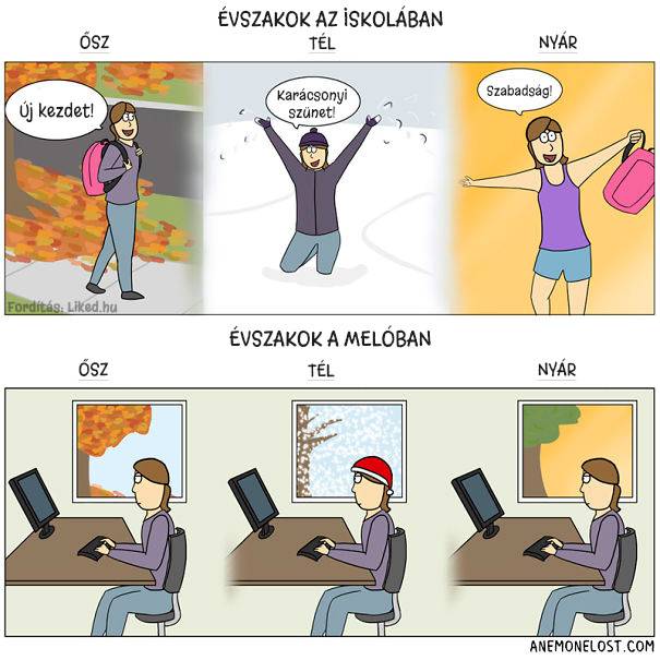 14 humoros képregény, ami megmutatja, hogy mekkora szívás is felnőttnek lenni
