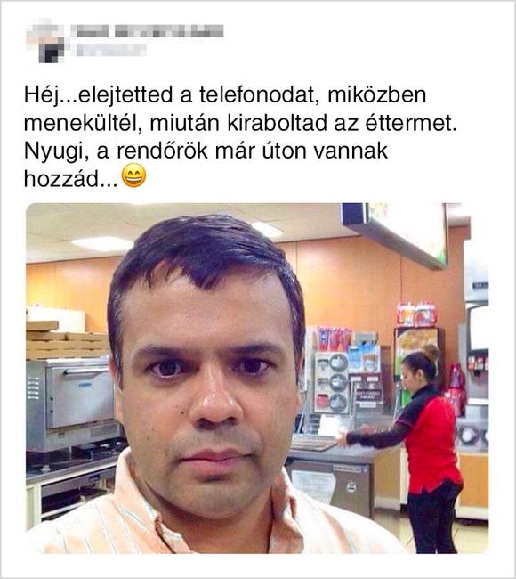 Instant karma.