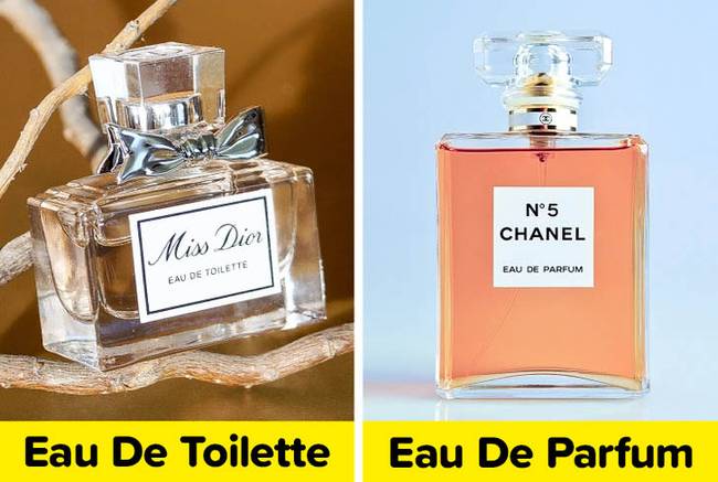 Eau de toilette vs eau de parfum