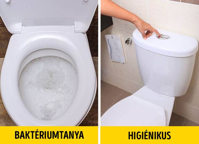 WC-öblítés