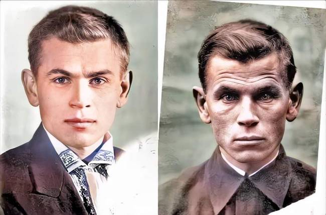 Ivan Sztyepanovics Konyev 1941-ben és 1945-ben, a második világháború előtt és után.