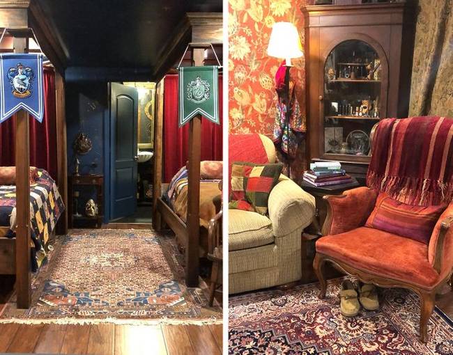 „Fantasztikus, Harry Potter-témájú szobát foglaltam az Airbnb-n."